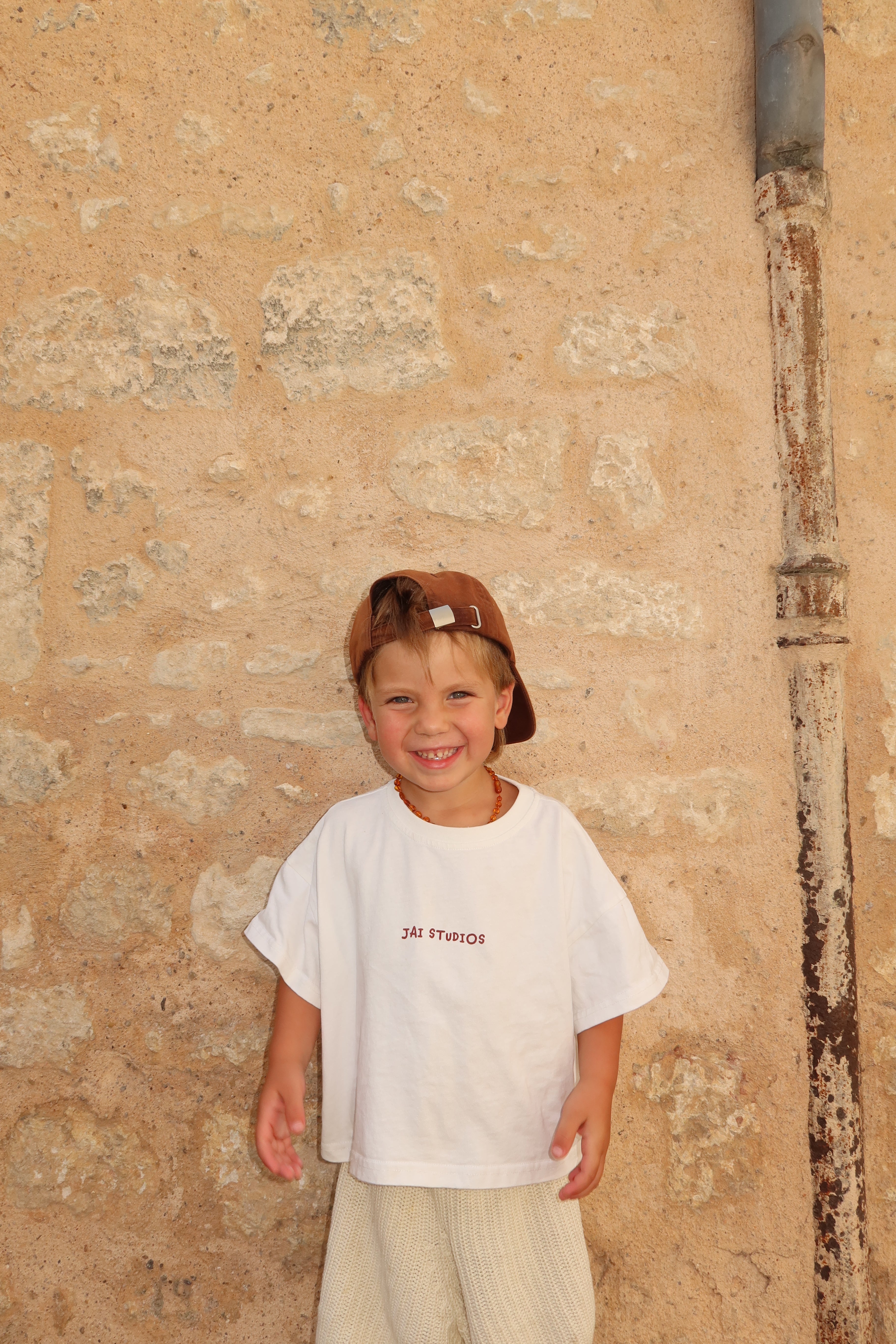 Jai Studios Sol Tee, a comfortable men's t-shirt in soft fabric with a relaxed fit, displayed flat on a white background.